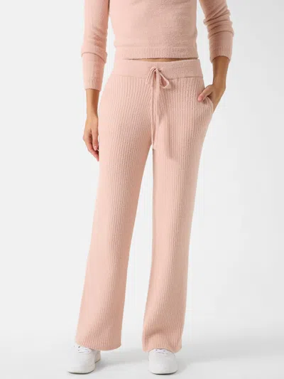 Guess Factory Nica Sweater Pants In Pink