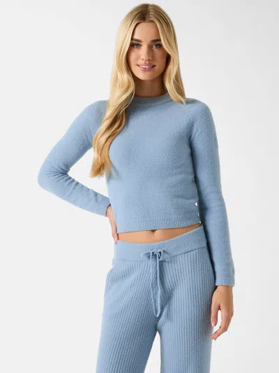 Guess Factory Nica Sweater Top In Blue