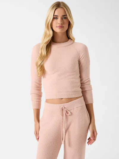 Guess Factory Nica Sweater Top In Pink