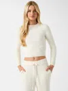 Guess Factory Nica Sweater Top In White