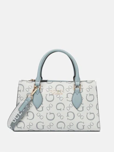 Guess Factory Nichole Satchel In Pink