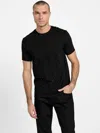 Guess Factory Nicoh Crewneck Tee In Black