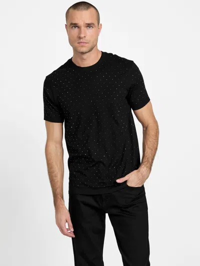 Guess Factory Nicoh Crewneck Tee In Black