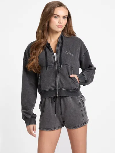 Guess Factory Nicole Hoodie In Gray