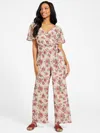 Guess Factory Noel Floral Jumpsuit In Multi