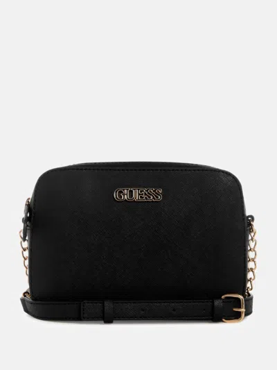 Guess Factory Nolan Camera Crossbody In Black