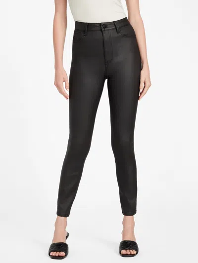 Guess Factory Novie Ultra-high Rise Skinny Jeans In Black