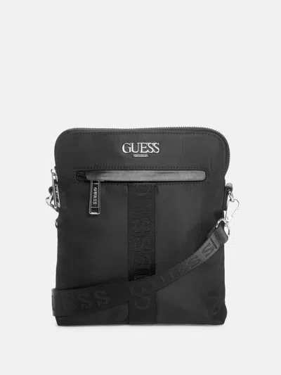 Guess Factory Nylon Top-zip Pancake Crossbody
