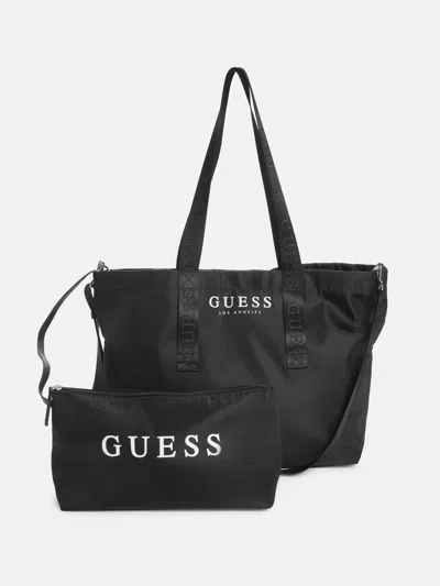 Guess Factory Nylon Tote Bag Travel Set