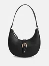 Guess Factory Nyra Mini Shoulder Bag In Black