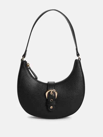 Guess Factory Nyra Mini Shoulder Bag In Black