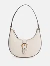Guess Factory Nyra Mini Shoulder Bag In White
