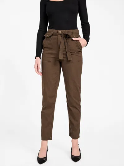 Guess Factory Olinda Twill Pants In Green