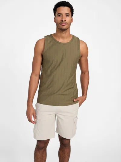 Guess Factory Oliver Jacquard Tank In Multi
