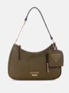 Guess Factory Oona Shoulder Bag In Green
