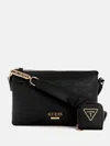 Guess Factory Oona Top-zip Crossbody In Black