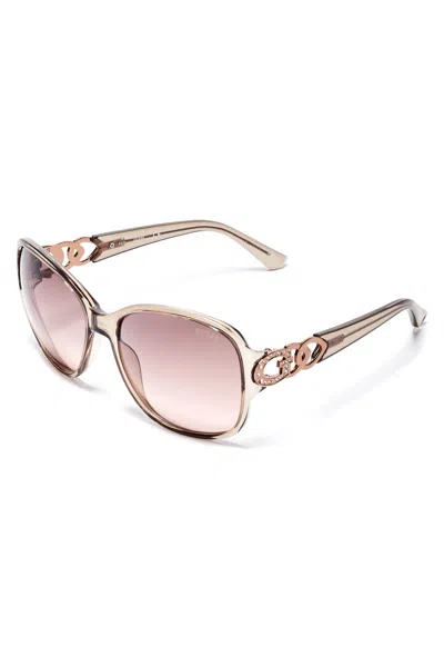 Guess Factory Oversized Chain-trim Sunglasses In Grey