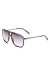 Guess Factory Oversized Navigator Sunglasses In Blue