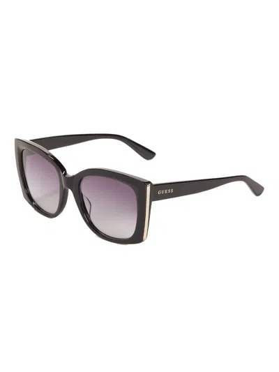 Guess Factory Oversized Plastic Butterfly Sunglasses In Silver