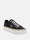 Guess Factory Paccey Espadrille Sneakers In Black