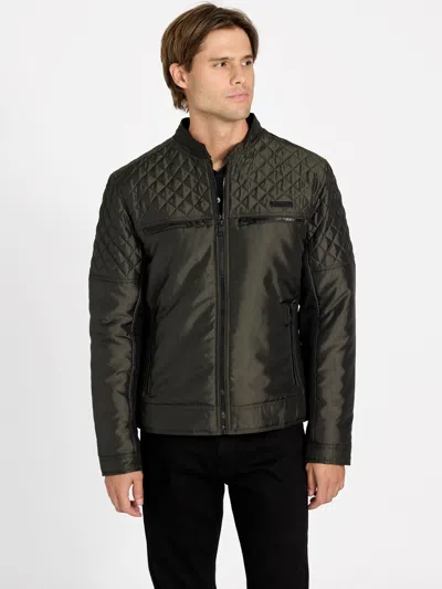 Guess Factory Pack Moto Jacket In Black