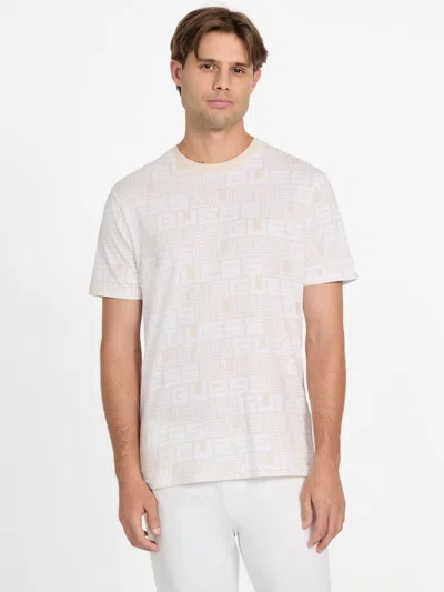 Guess Factory Paco Logo Tee In White