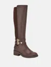 Guess Factory Partha Tall Riding Boots In Brown