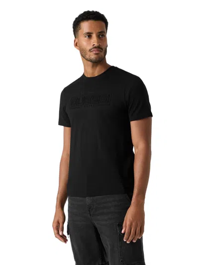 Guess Factory Penn Logo T-shirt In Black