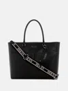 Guess Factory Pennywise Faux-leather Carryall In Black