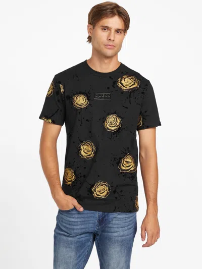 Guess Factory Pete Rose Tee In Black