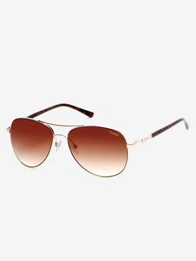 Guess Factory Pink Aviator Sunglasses