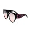 GUESS FACTORY GUESS FACTORY PINK CAT EYE LADIES SUNGLASSES GF6118 01U 55