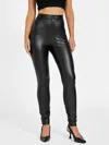 Guess Factory Polly Faux-leather Leggings In Black