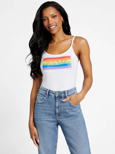 Guess Factory Prism Bodysuit In White