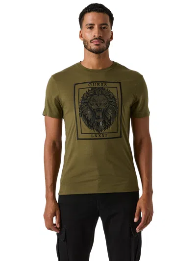 Guess Factory Quix Crewneck Tee In Black