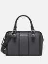 Guess Factory Radleigh Logo Box Satchel In Gray
