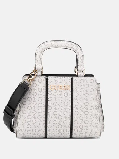 Guess Factory Radleigh Logo Mini Satchel In Sand