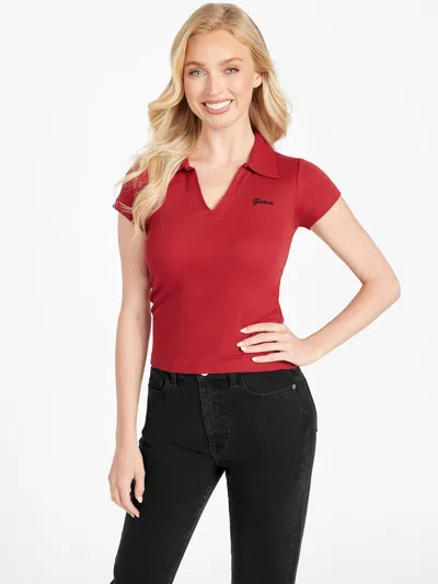Guess Factory Rafina Polo In Blue