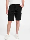 Guess Factory Ralphie Ripstop Shorts In Black