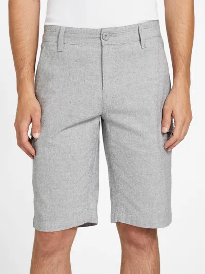 Guess Factory Reef Textured Cargo Shorts In Grey