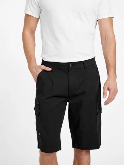 Guess Factory Reese Ripstop Cargo Shorts In Black