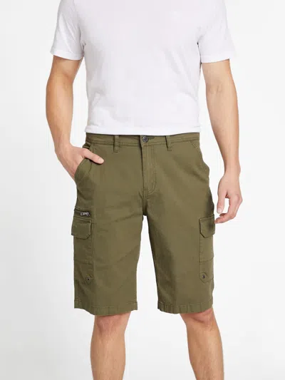 Guess Factory Reese Ripstop Cargo Shorts In Green