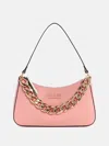 Guess Factory Rembert Mini Shoulder Bag In Pink