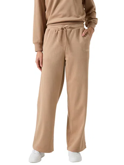 Guess Factory Rene Wide-leg Active Pants In Brown