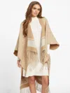 Guess Factory Reversible Ruana In Multi
