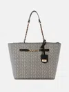 Guess Factory Rhiannon Logo Tote In Multi