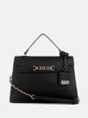 Guess Factory Rhiannon Top Handle Bag In Black