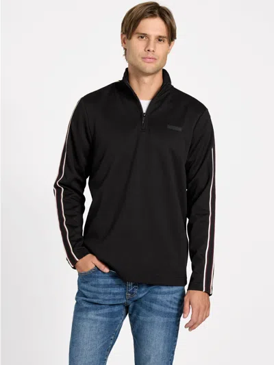 Guess Factory Rodger Half-zip In Black