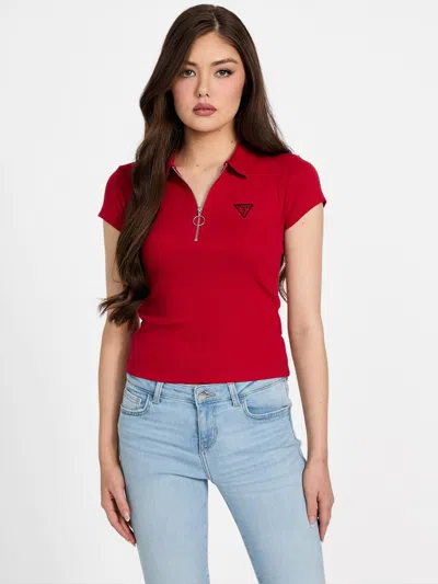 Guess Factory Romina Top In Red