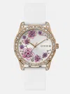 Guess Factory Rose Gold-tone Analog Watch In Multi